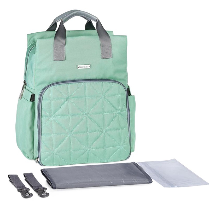 Yinmei fashion multi-functional large capacity waterproof machine washable mummy bag backpack mother and baby outbound bag cross-border