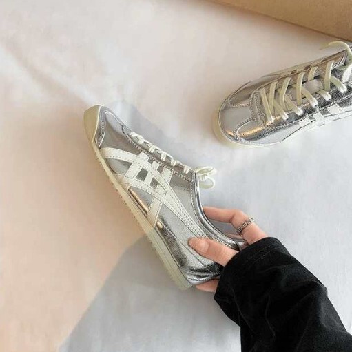 [Onitsuka] Arthur's Bruce Lee Retro Color Matching Casual Sports Women's Slip-On Couple Jogging Shoes Trendy