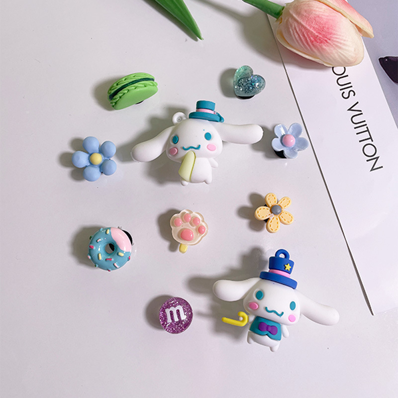 Hoyo Hoyo accesorios de zapatos lindos dibujos animados DIY botones de zapatos floral botones de zapatos accesorios botones de botones accesorios botones de PVC botones de zapatos