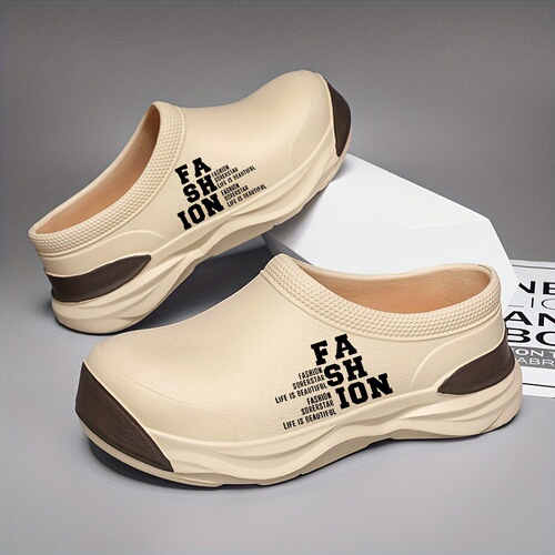Lightweight EVA Slip-On Mu & Clogs - Solid Color Round