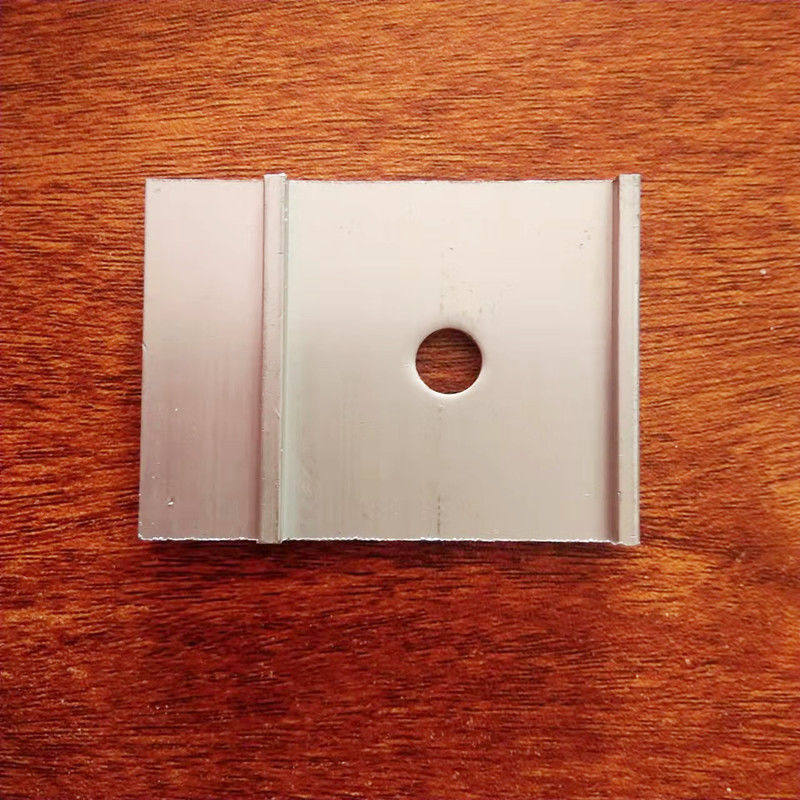 太阳能铝合金边框中托板边托板光伏组件支架配件下中边压块