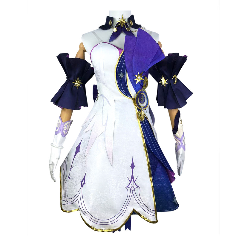 Honkai: Star Rail Robin Cosplay Costume Iris Flower Family Singer Robin Game Anime Cosplay Outfit