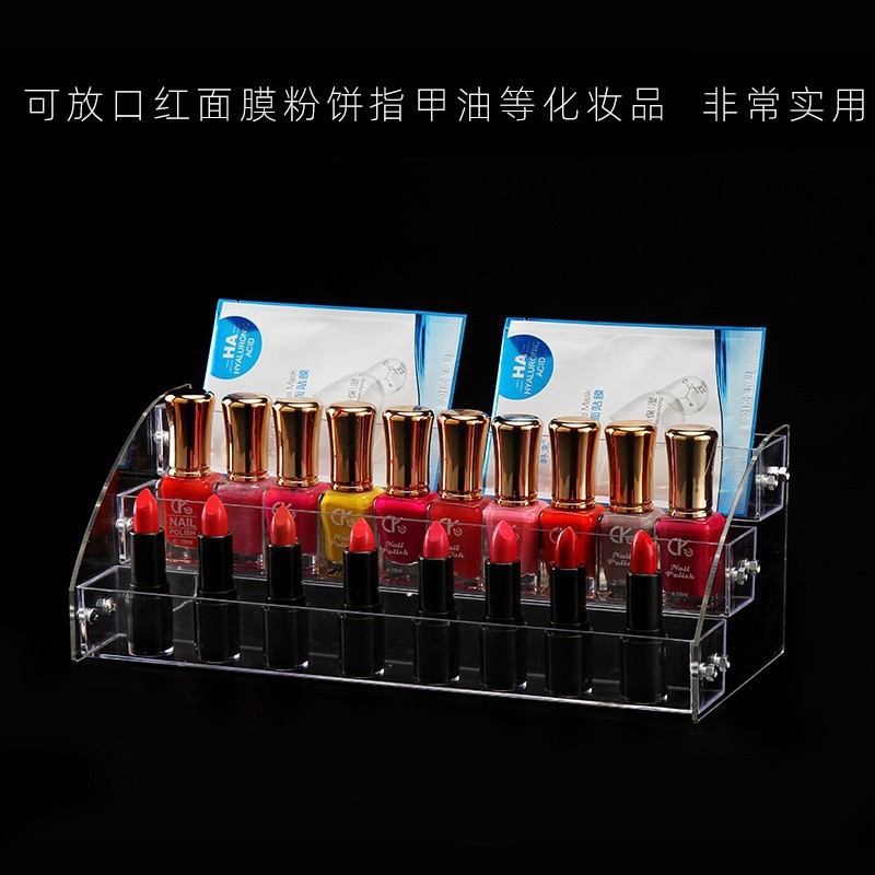 ����ָ����չʾ�ܽ��ݼ�͸�����׵�չʾ���üܿں�л�ױƷ������