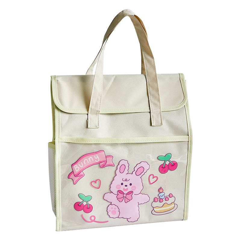 Tutorial bolsa estudiante bolso libro bolsa Escuela Primaria estudiante chica niño bolsa de archivo bolsa de arte de la lona