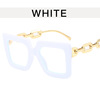 Square chain, trend glasses, European style