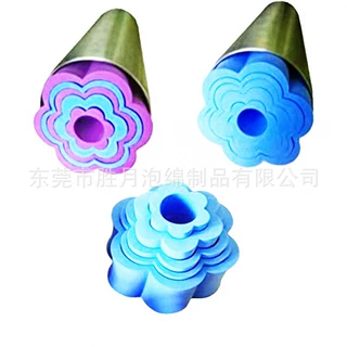 EVA微调转杯器不倒翁圆孔泡沫CupTurner特纳杯托盘穿孔梅花海棉