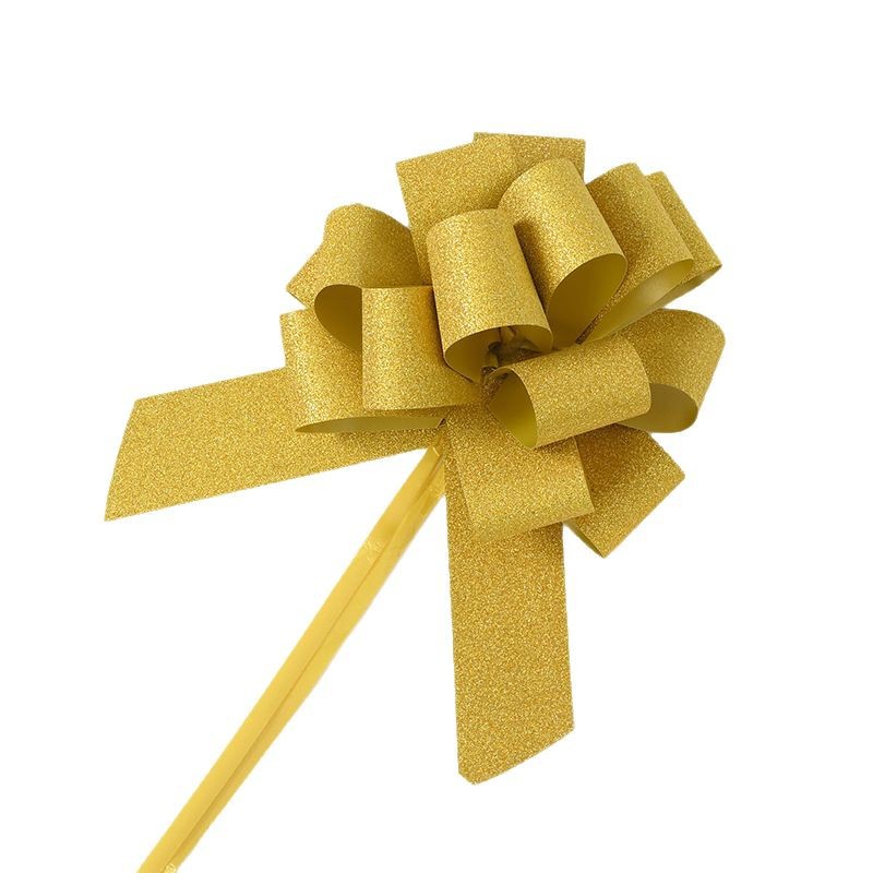 Venta caliente transfronteriza 30 flores de bola de película de cebolleta decoración de regalo de vacaciones de Navidad color de cristal cebolla bola de flor de la cinta