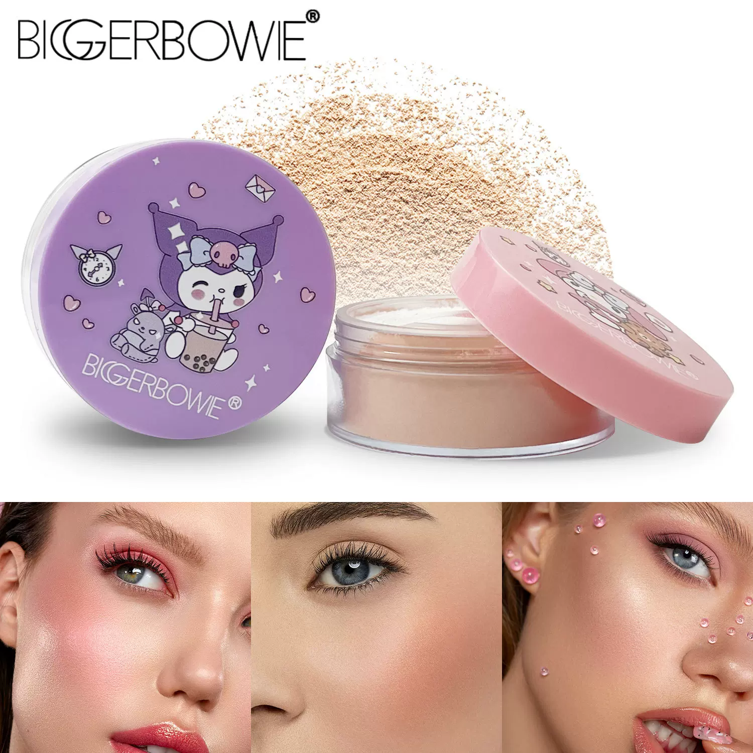 跨境专供腮红显气色提亮增气质控油腮红粉轻盈光滑混合持久古铜色