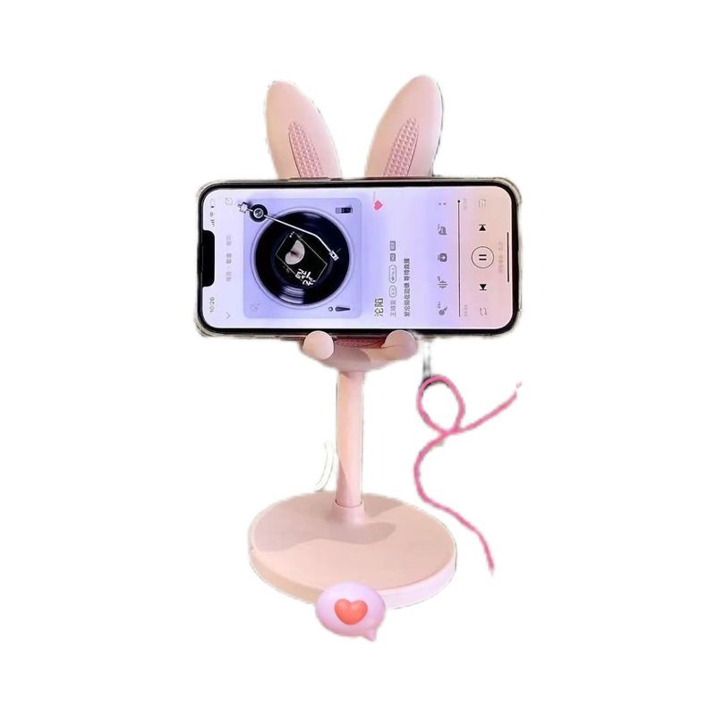 アニメかわいいウサギのデスクトップの携帯電話スタンドのタブレットは通用します。|undefined