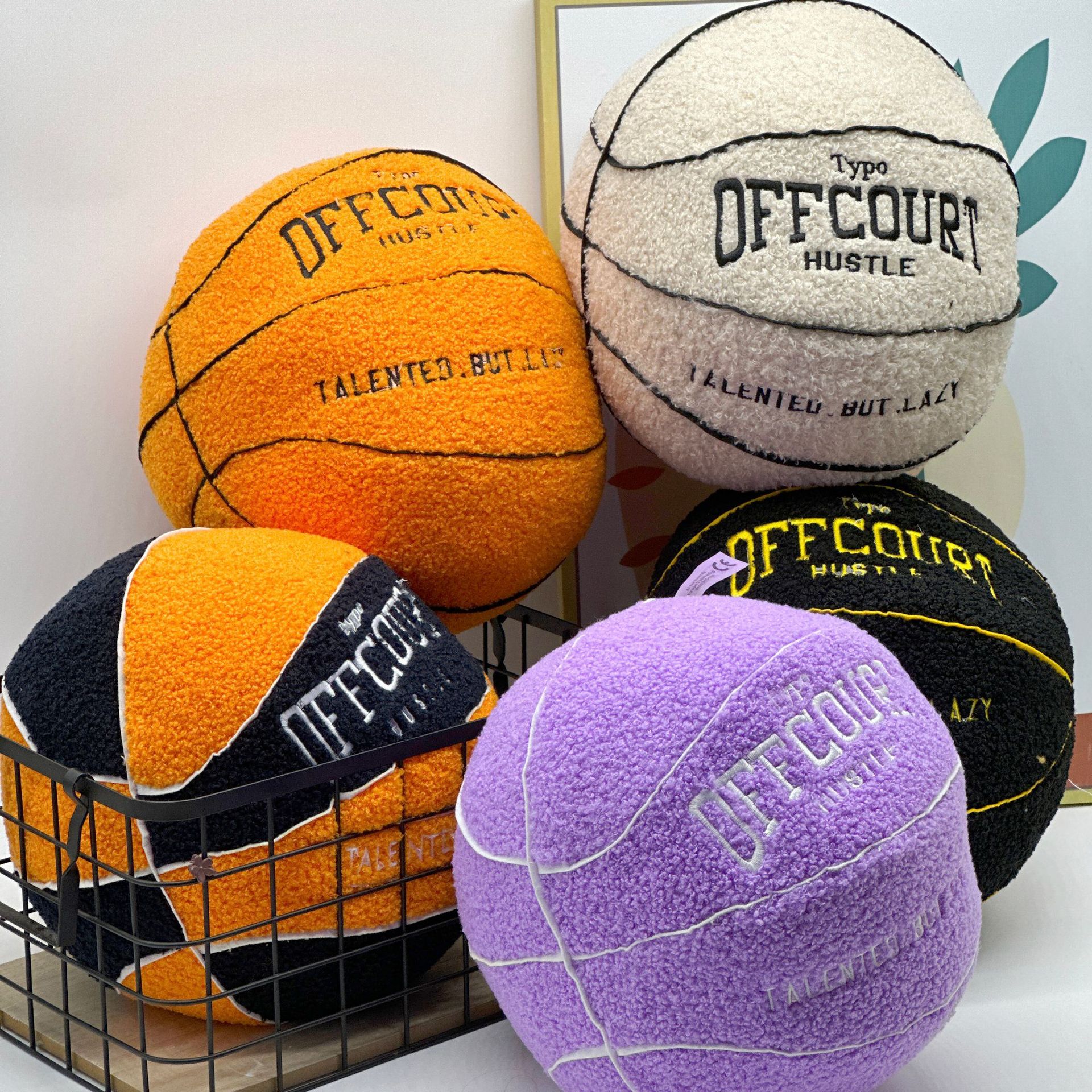 Grenseoverskridende nytt produkt offcourt basketball pute basketball plysj pute plysj dukke_voghion.com