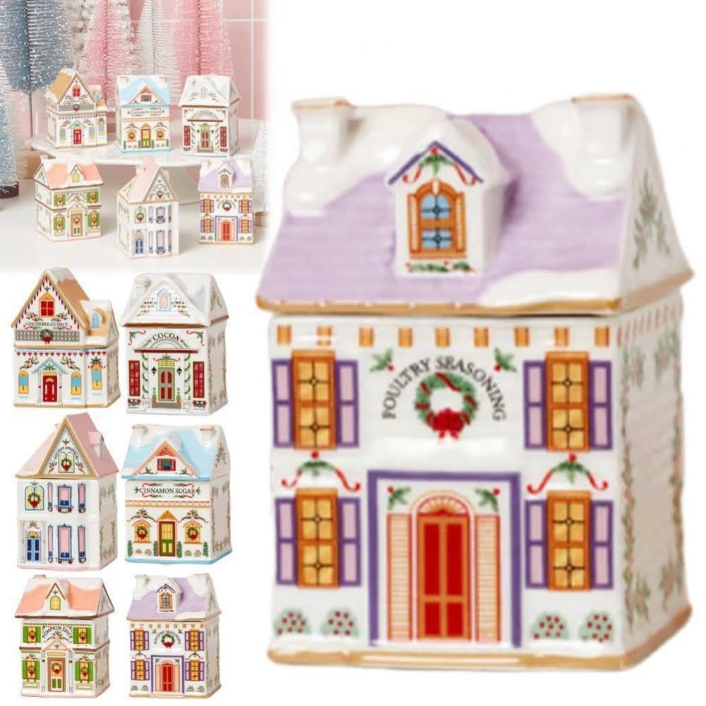 Nuevos modelos transfronterizos   Navidad Holiday Village Spice House Decoración de regalos Decoración