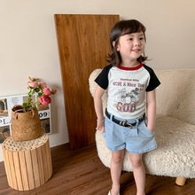 清仓款】维木童装女童裤子夏季儿童韩版洋气休闲牛仔裤女宝宝短裤