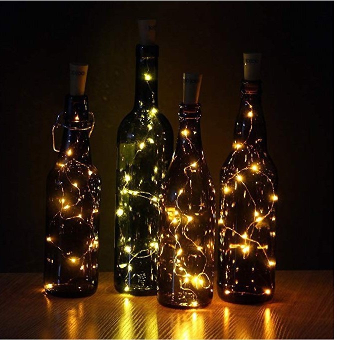 Light string button battery box gift box light string star light…