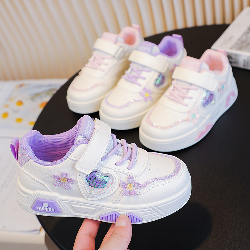 Bumblebee children's shoes, boys' white sneakers, 2026 new spring soft-soled children's sports sneakers, casual shoes for boys and students