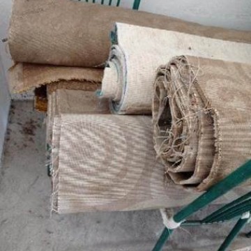 漳州户外保护地面地毯 鱼塘塘基铺设地毯 水泥楼面养护厚地毯