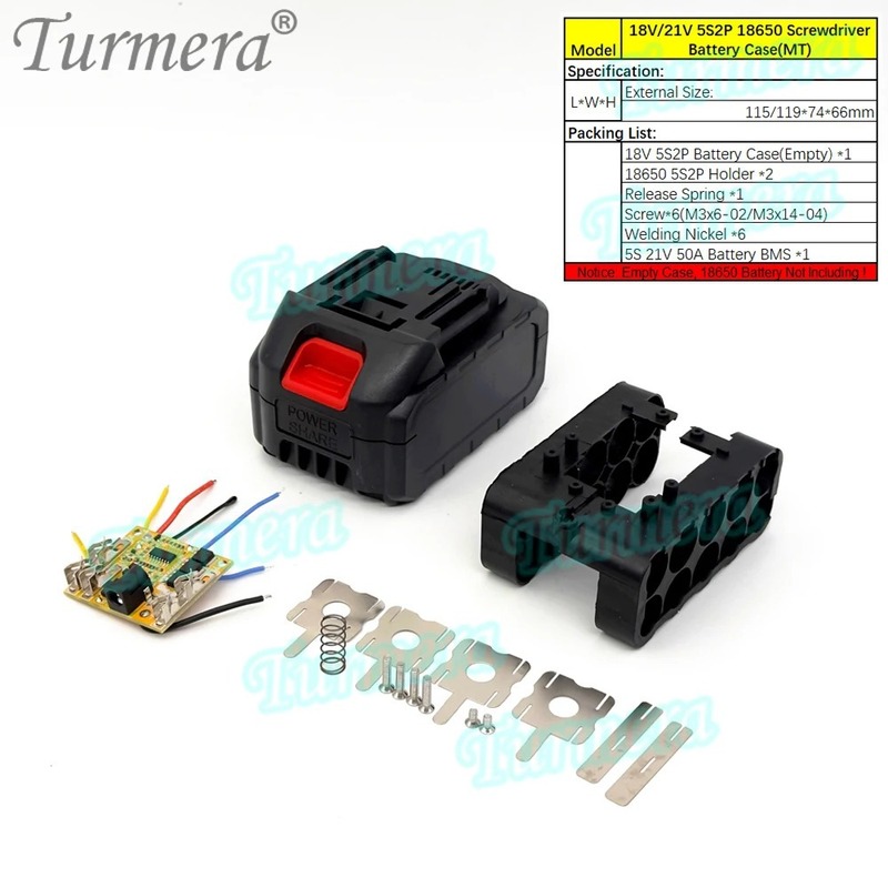 21V リチウム電動レンチバッテリーアクセサリー 18650 バッテリーボックス 5 セクション 10 セクション 15 セクション保護ボードシェルアクセサリー|undefined