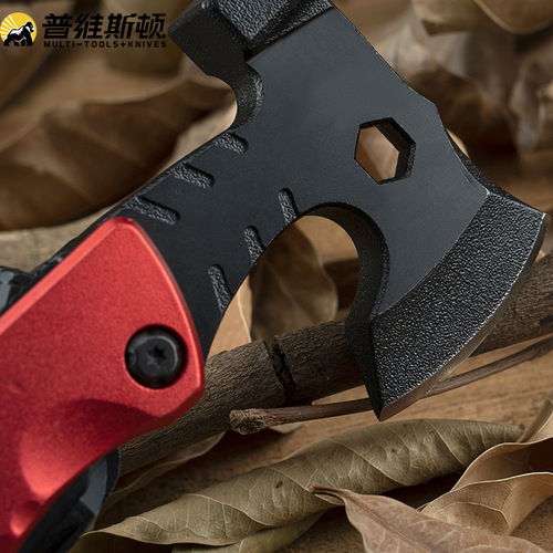 Cross-border outdoor multi-function ax Vehicle-mounted fire ax Outdoor camping mountaineering ax hammer Portable combination tool
