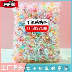 千羽鶴果物砂糖卸売り砂糖ネット赤色紙砂糖卸売りスナック高颜値キャンディー独立包装