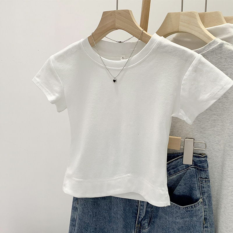 Base summer fashionable short short sleeve T-shirt