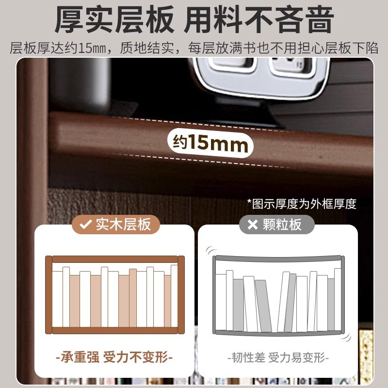 Estante de madera sólida estante de piso esquina doméstica almacenamiento armario de almacenamiento sala de estar contra la pared mostrador estante multicapa