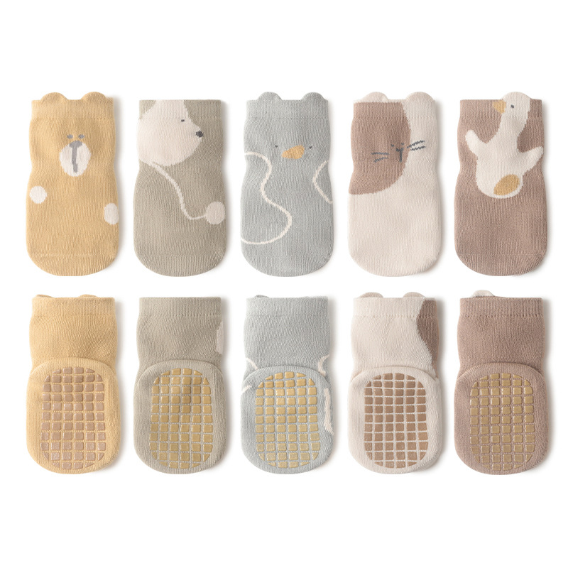 Cute Cartoon Baby Socks Dispensing Non-slip Indoor Floor Socks Baby Toddler Early Education Socks Autumn Children's Socks