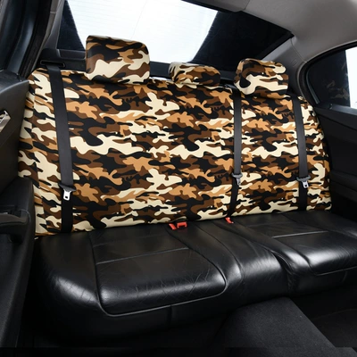 Elastic Four-Season Universal Fabric | Universal seat cover - rear-backrest-cover-camouflage-one-size-fits-all