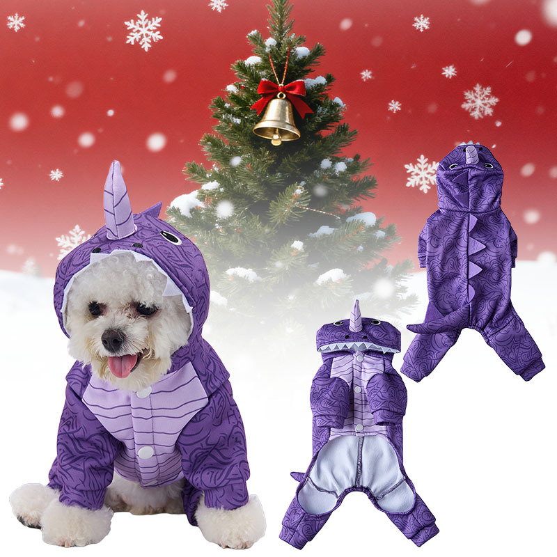 Christmas Pet Costumes Unicorn Outfits Halloween Holiday Dog Clothing For Autumn And Winter_voghion.com
