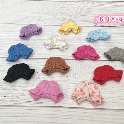 obitsu11ob11azone12cu-poche lindo porco anjo ob11 roupas de bebê calças de abóbora bloomers