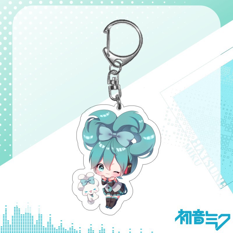 初音ミク桜初音ミク鏡音アニメスター二次元アニメアクリルペンダントキーホルダー|undefined
