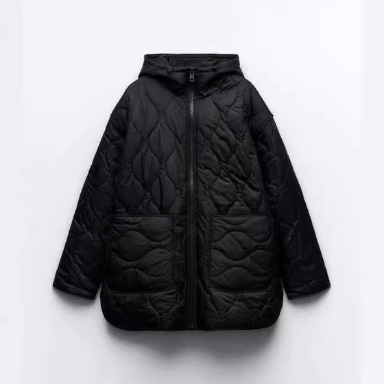 TAOP & ZA Autumn New Women's Temperament Commuter cotton-padded jacket Long Jacket Coat 5854/222