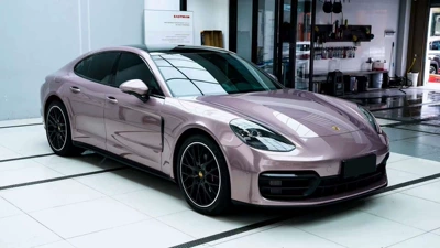 TPU car color change film metal series full car wrap film, direct supply from car film manufacturer, supports OEM customization at wholesale prices (Automotive Film) - metal-series-ice-plum-powder