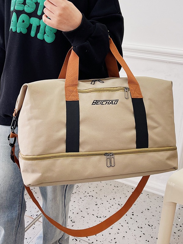 Bolsa de viaje portátil de gran capacidad de natación bolsa de equipaje de almacenamiento impermeable corta distancia bolsa de viaje ligero