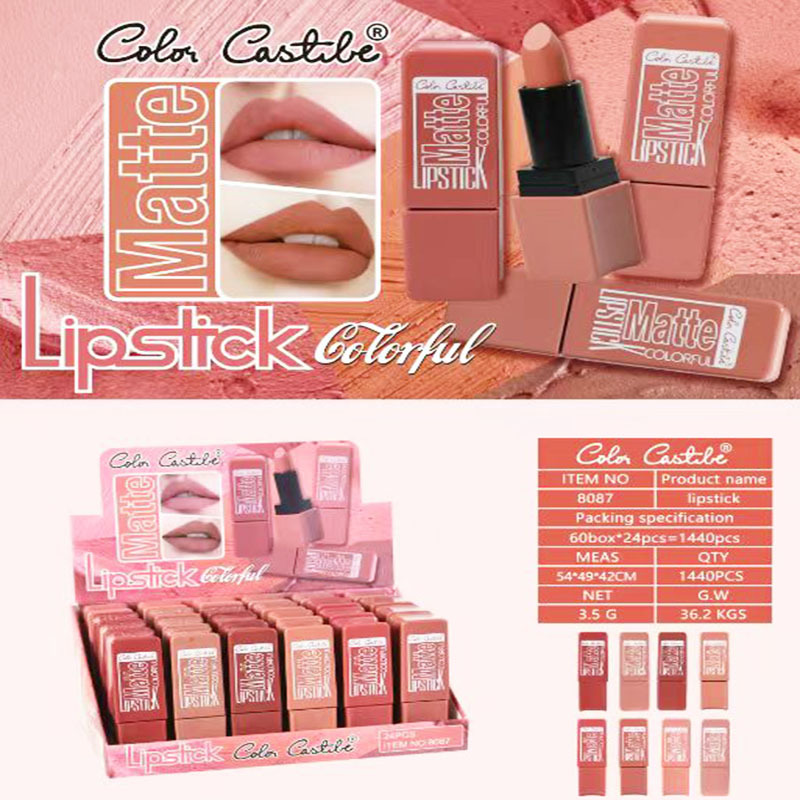 Nuevo comercio exterior transfronterizo pintura de goma 6 colores mate lápiz labial humectante lápiz labial maquillaje al por mayor spot