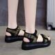 Special offer sports sandals women's 2024 summer new fashion dad platform shoes platform shoes women's beach shoes