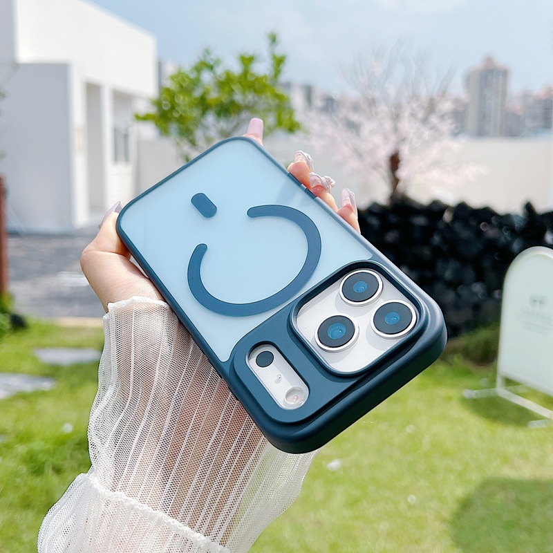 苹果17promax肤感磨砂手机壳 半透iPhone16/15磁吸14防摔13保护套|undefined