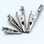 供应金属鳄鱼夹弹簧夹测试线鳄鱼夹银色镀镍鳄鱼夹电缆接线夹