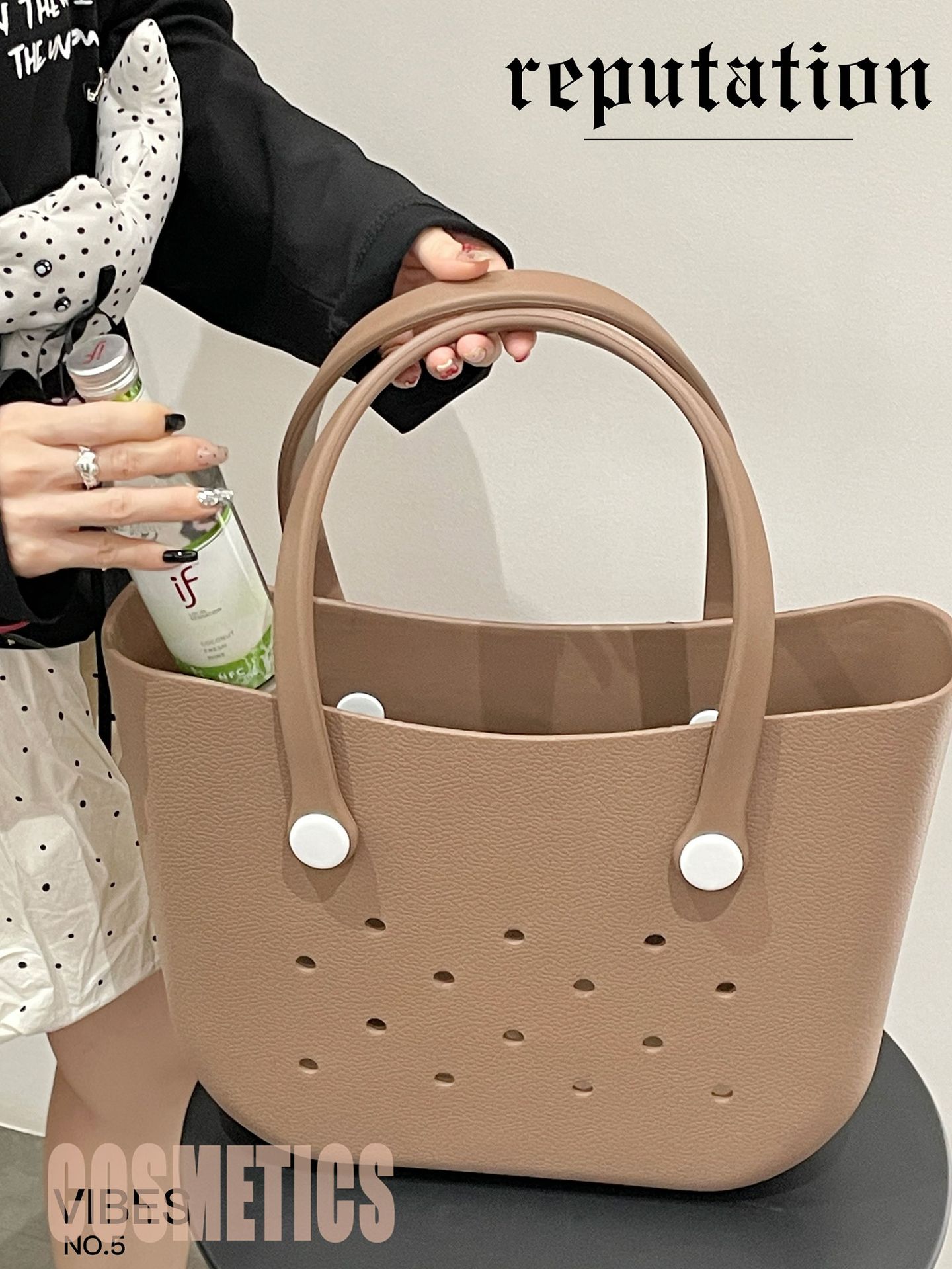 1696g Weight Open Closure Type Double Handle Strap Type Handbag Bags Type Casual, Daily Occasion EVA Material Solid Color Pattern All Seasons Season Women's Gender Streetwear Style Square Shape Women's EVA Solid Color Streetwear Square Open Handbag 18