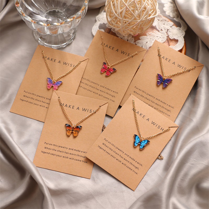 Bohemian Butterfly Alloy Womenu0027S Pendant Necklace
