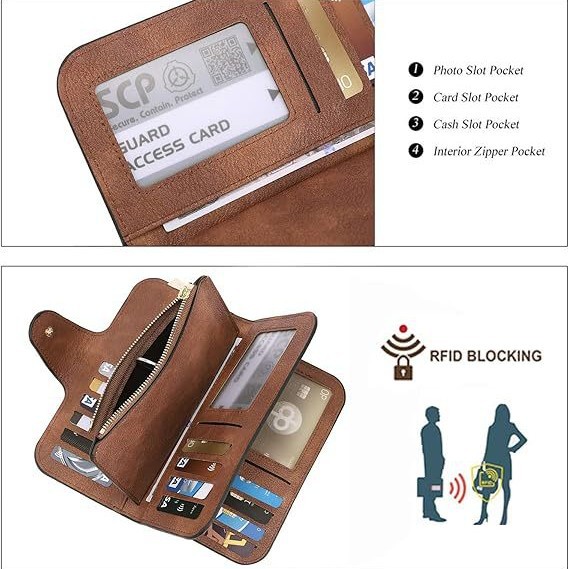 Suphiar personalizado nuevo tipo de bolso largo para hombres y mujeres, cremallera coreana, bolso de cambio de múltiples tarjetas, bolso de mano transfronterizo