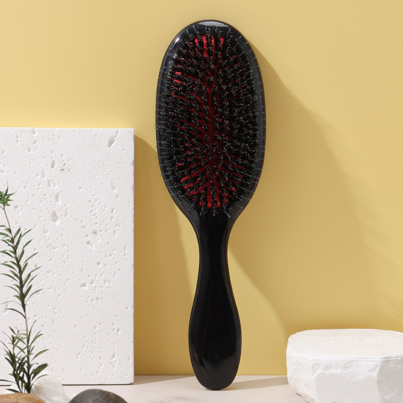 Pein de cabello de cerdas de cerdo dientes de nylon airbag para damas pein de cabello suelto pein de cabello limpio pein de cabello de aire pein de cabello