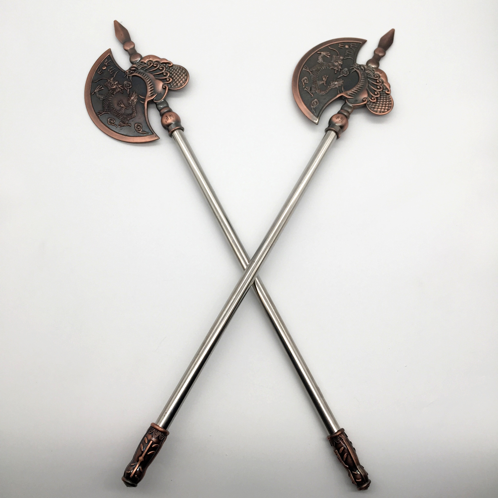 旅游景点工艺品关公大刀三国兵器青龙偃月刀未开刃神斧关公像摆件