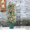 Gardening rose climbing vine shelves Flower rack iron line lotus breeze plant climbing shelf flower pillar flower stent support rod wholesale