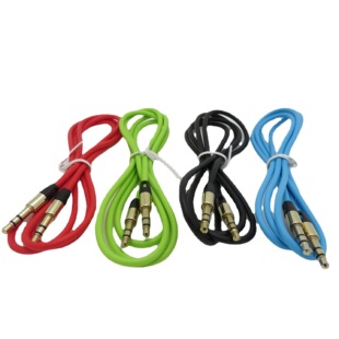 Magic Sound Cable 3.5mm public-to-public audio cable color AUX Cable 1 m car audio cable recording cable factory in stock