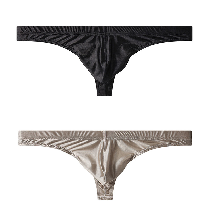 Ice Silk Underwear Men's Summer Thin Breathable D T-Shaped Shorts Young Boys Retro Personalized Loose Pants