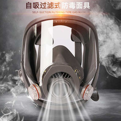 6800A Anti-Toxic Mask / Anti-FORMALDEHYDE Spray Paint Chemical Acid Gas Odor-Proof Industrial Dust Full Face Mask