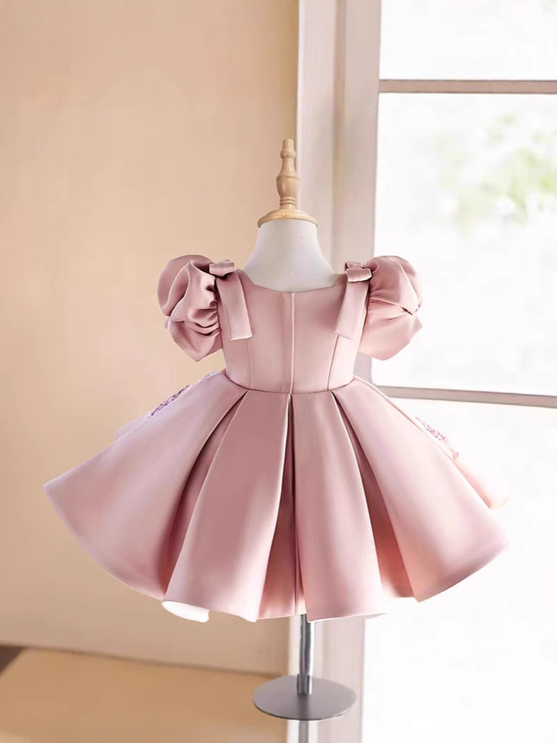 (Cross-border trading), brand children's dress, small princess costume, suit, puff sleeves 5