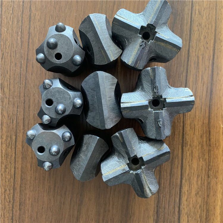 厂家现货直发凿岩机用十字钻头硬质十字钻头矿山开采十字风钻头