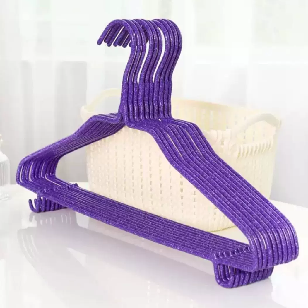 012浸塑衣架成人加粗衣架