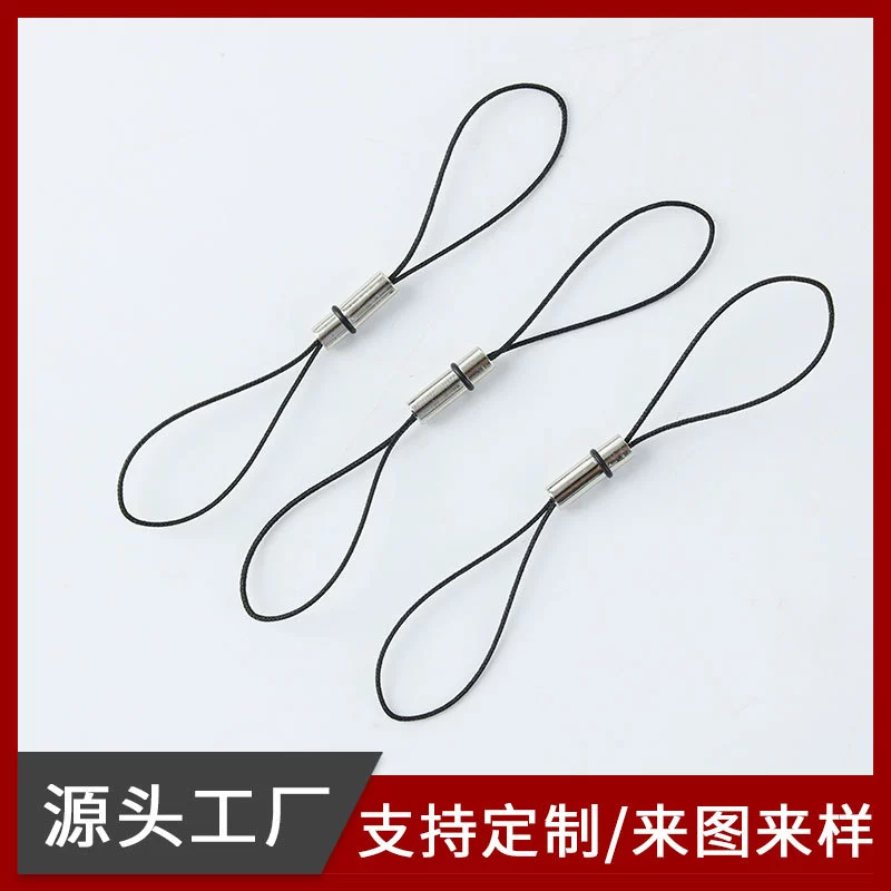 Оптовый Мобильный телефон Веревка винт медный ремешок 8 слов съемная металлическая Пряжка ремешок мобильного телефона U дисковый ремешок маленькое кольцо ремешок