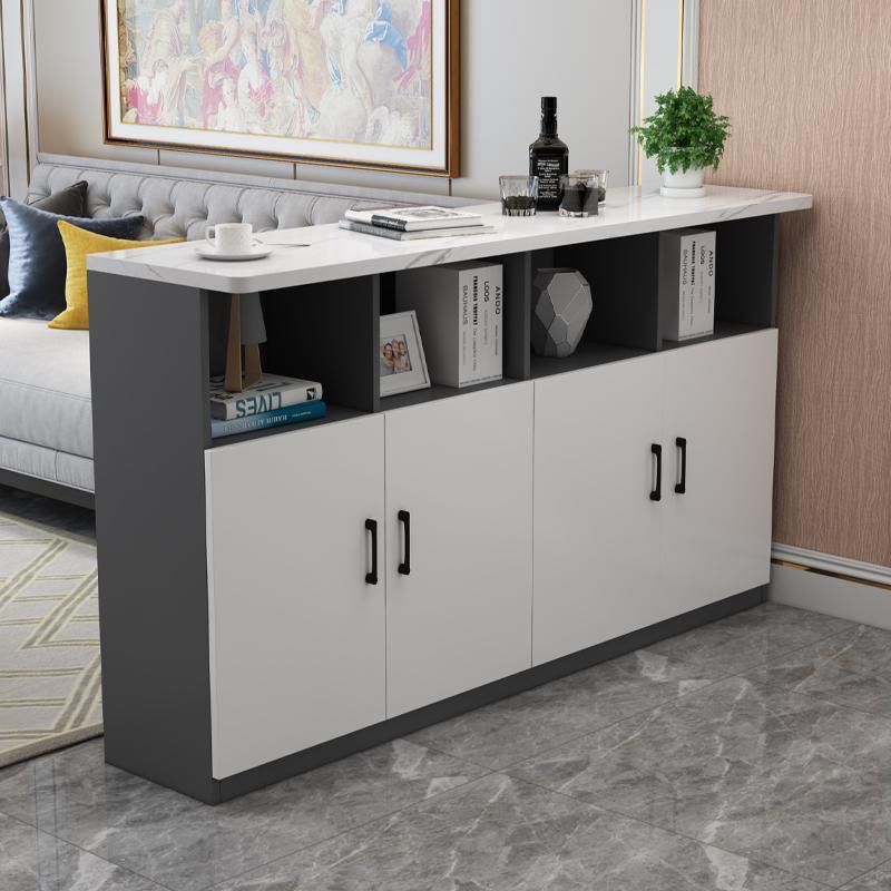 Home Bar Table Kitchen Restaurant Partition Cabinet Multi-Functional Entrance Cabinet Modern Simple Small Bar Wine Cabinet High Table